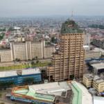 Vue de la ville de Kinshasa aménagée.
