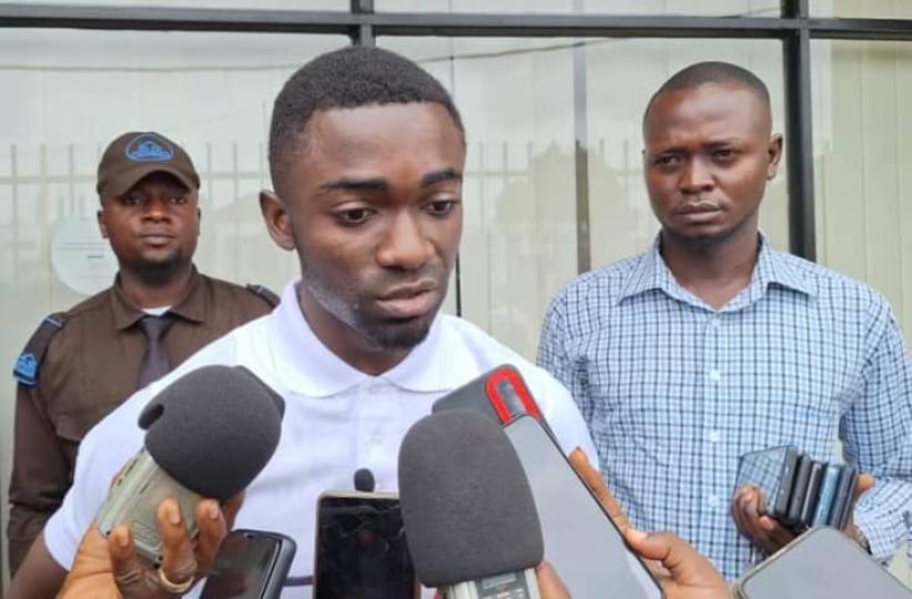Chançard Bolukola, Coordonnateur Ad-interim de Frivao lors d'une interview