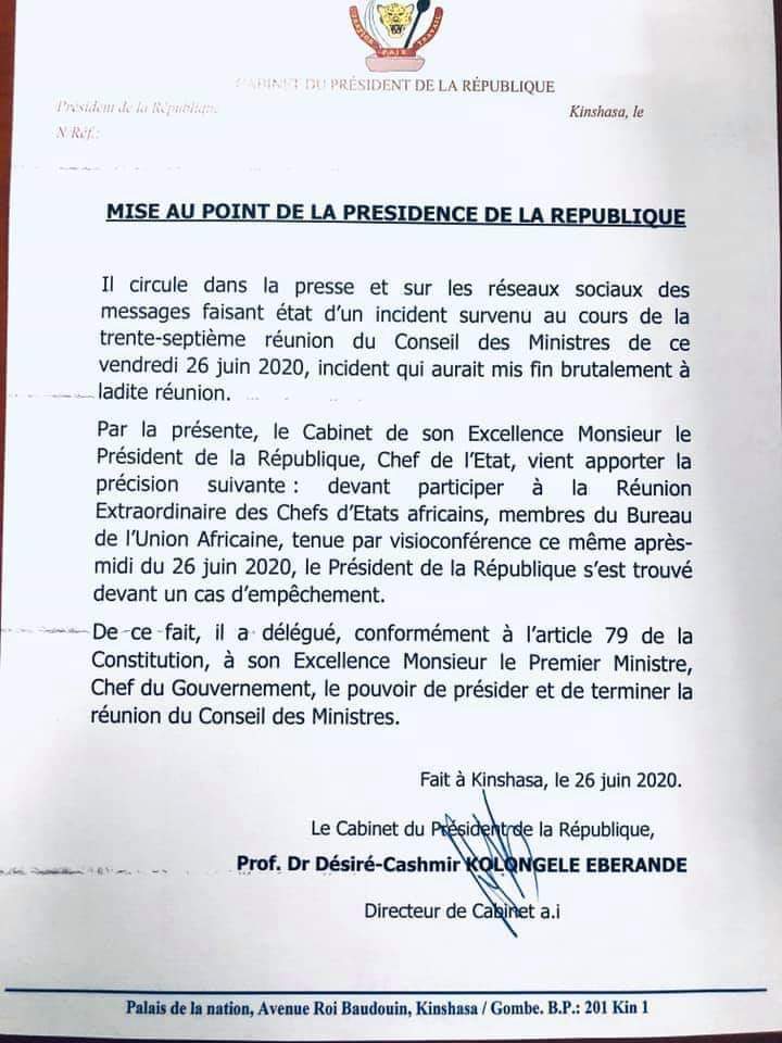 Présidence 