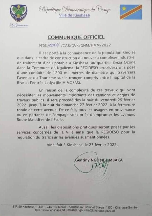 Communiqué 