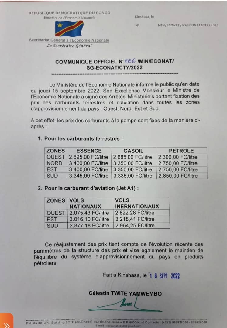 Prix carburant 