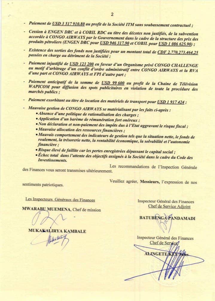 Lettre de l'IGF