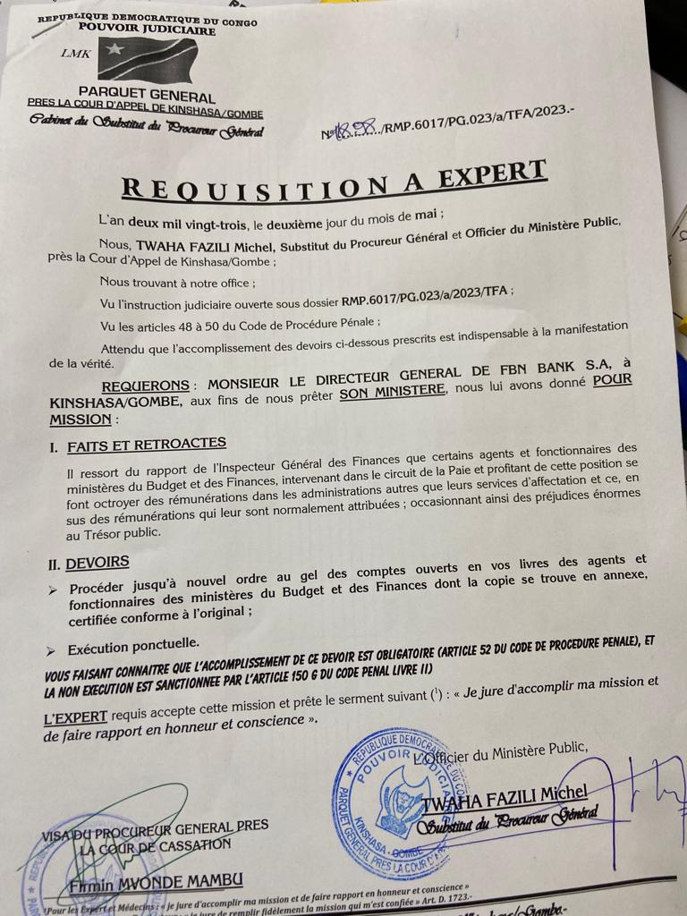 Requisitoire