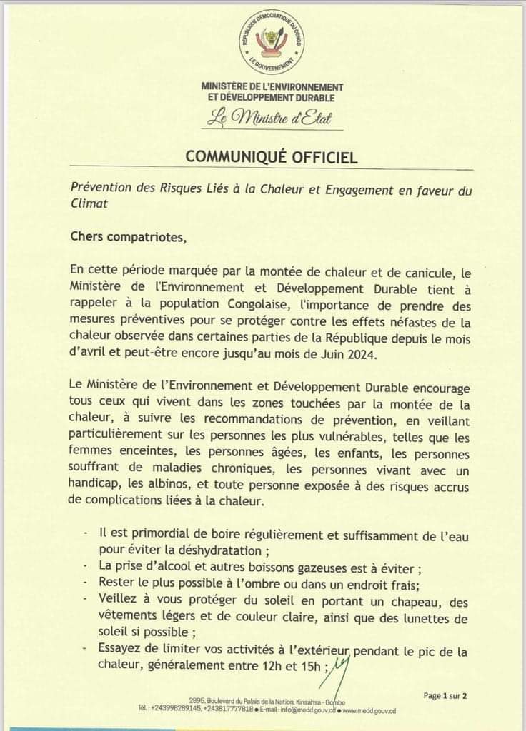 Communiqué 