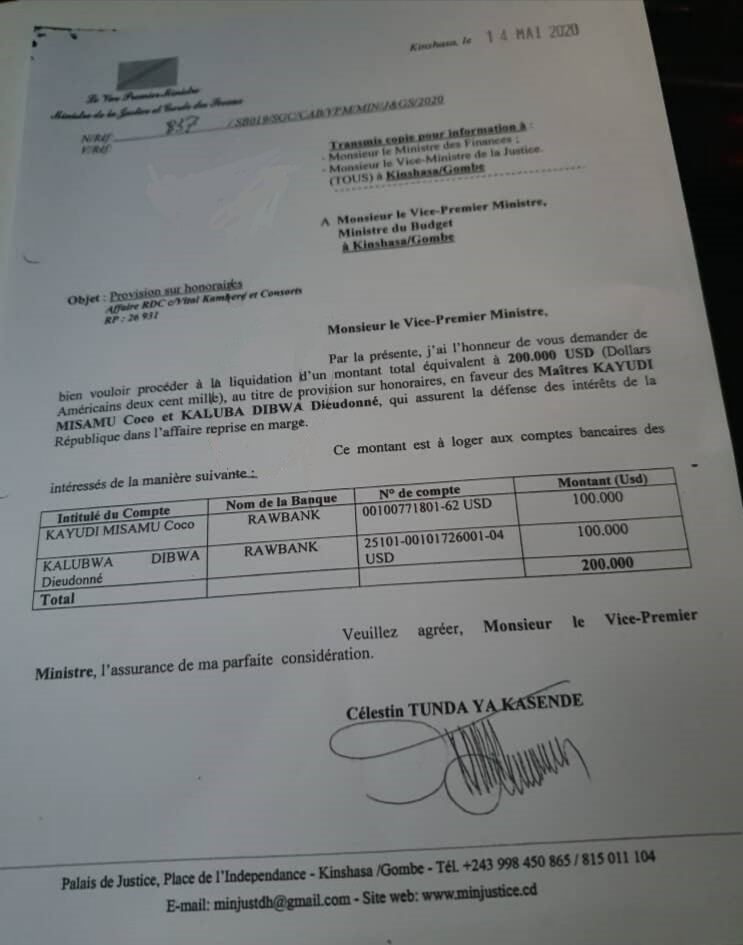 Honoraires kayudi 