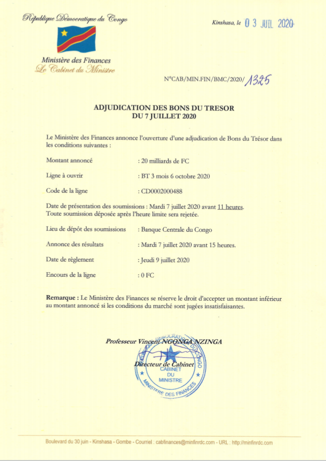 Bon du Trésor