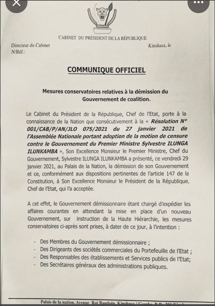 Communiqué 