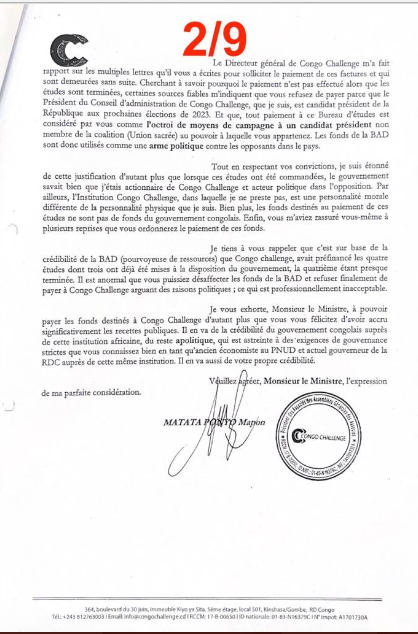 Lettre Matata 