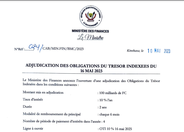 Obligations du Trésor