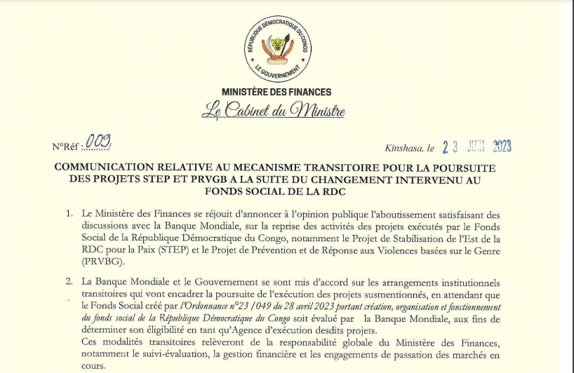 Communiqué