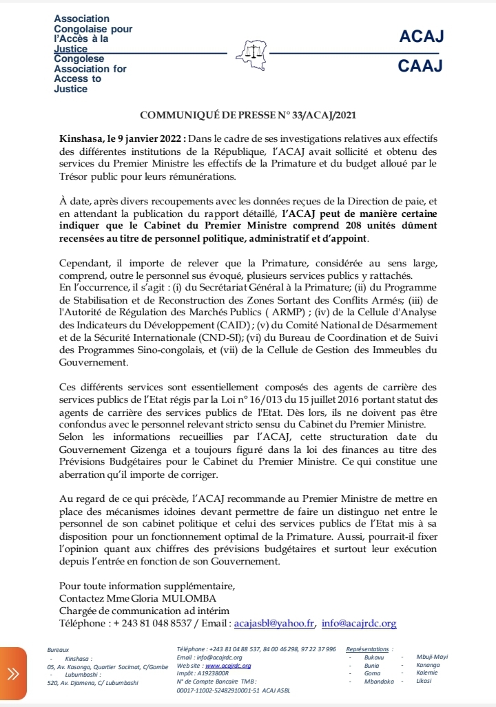 Communiqué 