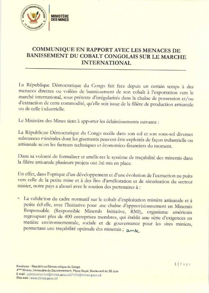 Communiqué 