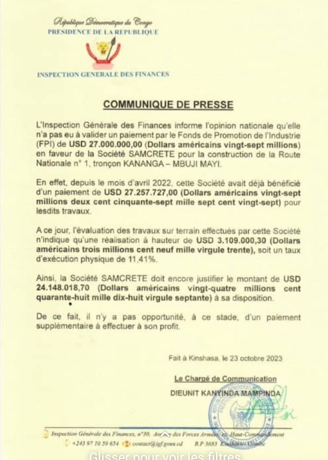 Communiqué 
