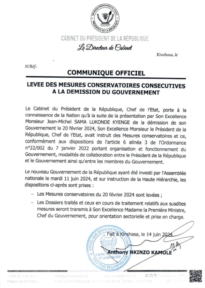 Communiqué 