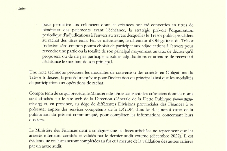 Communiqué