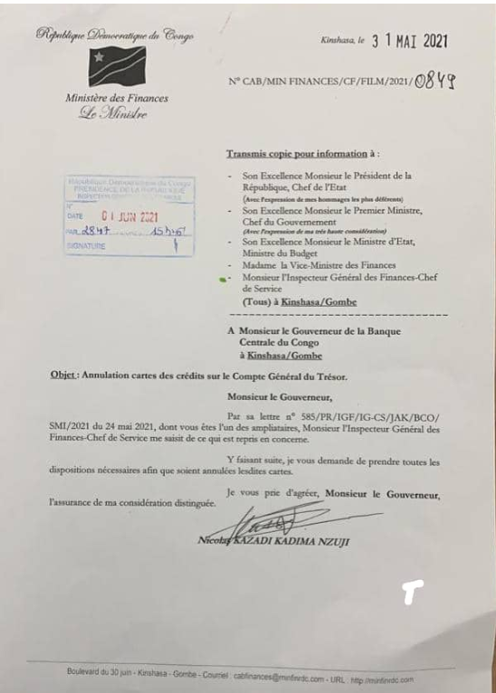 Ministère des finances