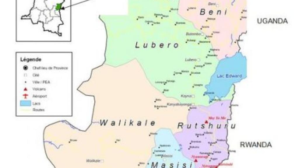 carte nord-Kivu