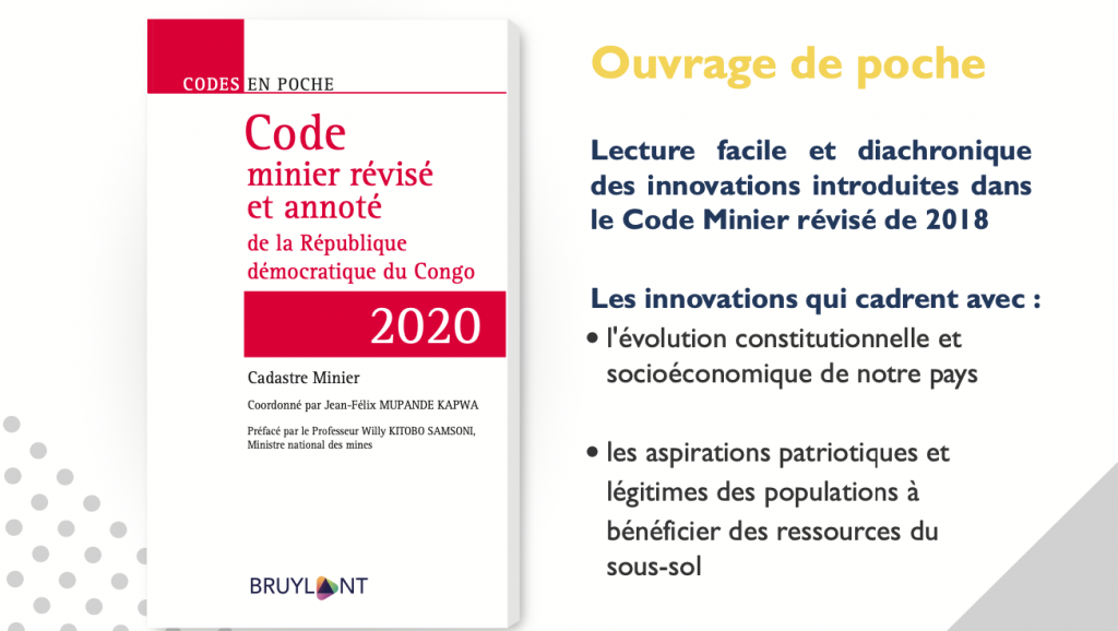 Code minier annoté 