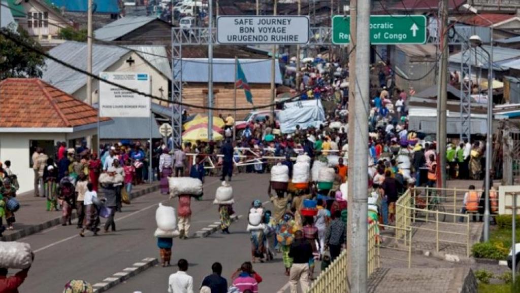 petite barrière à Goma