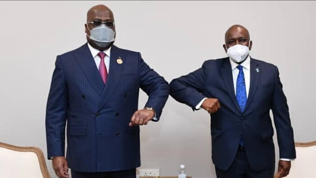 Félix Tshisekedi et le président du Botswana 