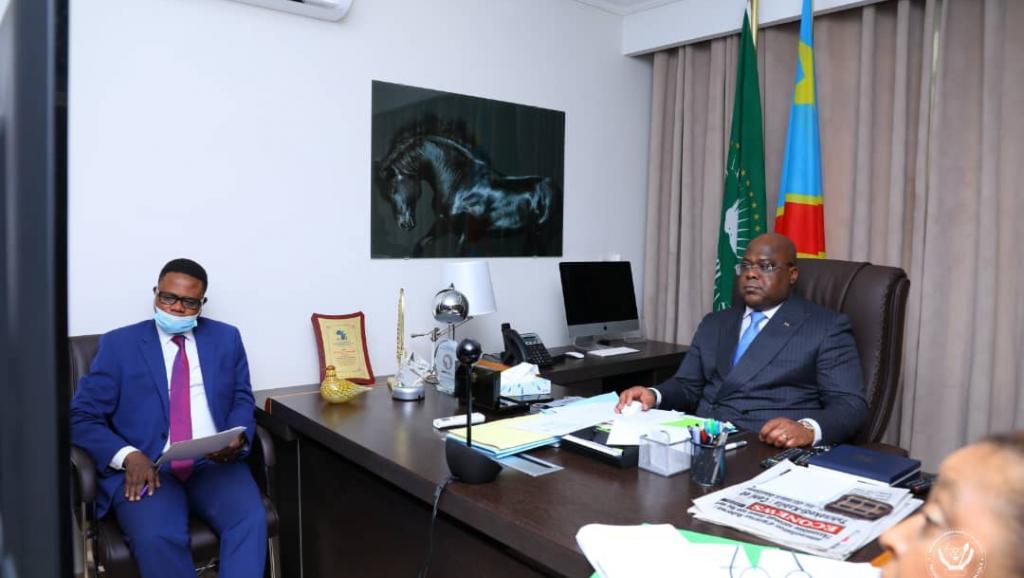 Félix Tshisekedi et son dircab