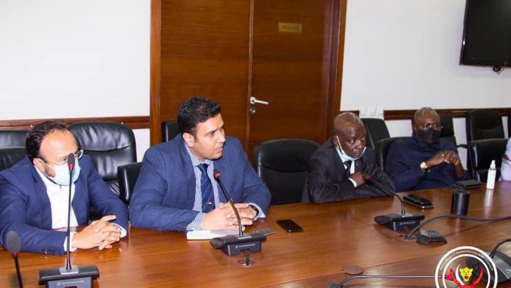 La délégation des investisseurs indiens au bureau de Sele Yalaghuli. Ph. Droits tiers.