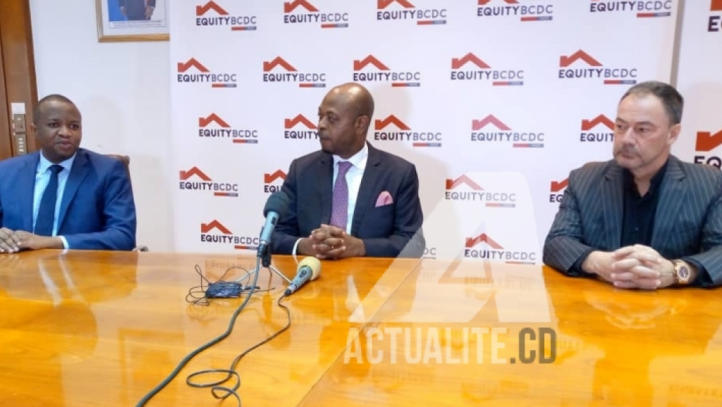De gauche à droite, Célestin Mukeba, Nestor Ankiba et Yves Cuypers/Ph ACTUALITE.CD