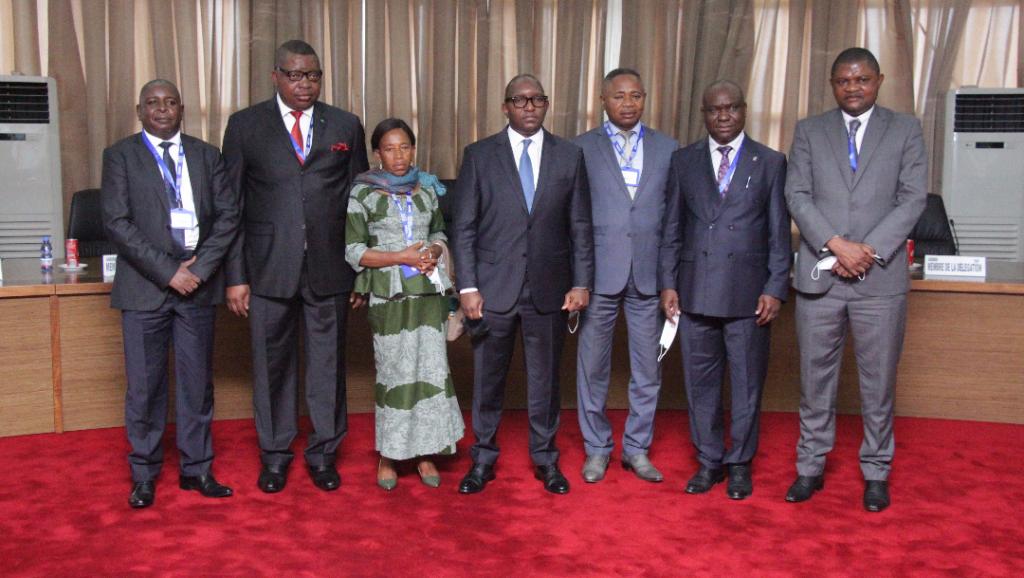 La délégation du Parti ACO chez Sama Lukonde. Ph. Droits tiers.