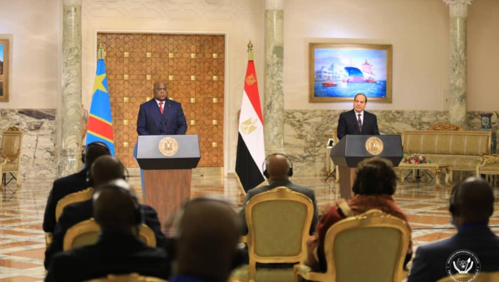 Félix Tsisekedi et Al sissi