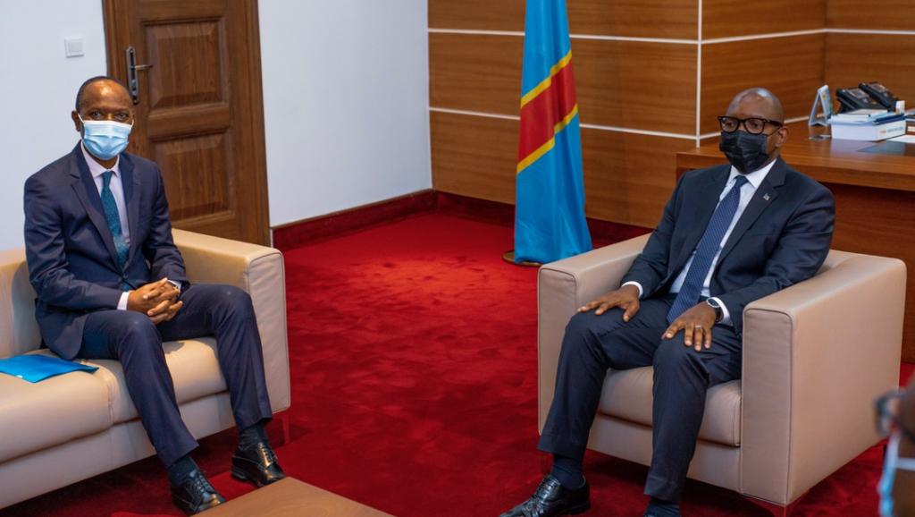 Sama Lukonde et le Représentant Resident du PNUD