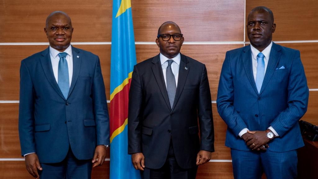 Le Premier Ministre Sama et le directeur pays de l'ONUDI