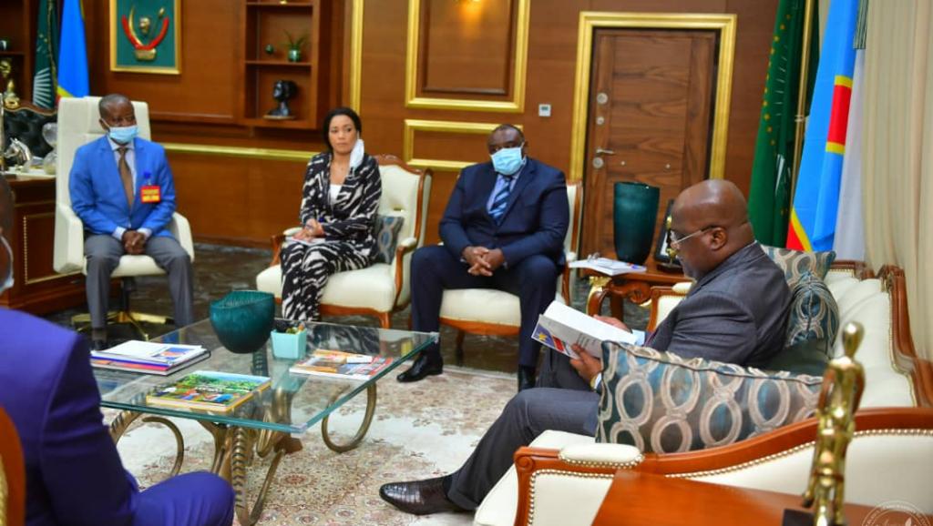 Félix Tshisekedi et un collectif des députés du Grand Equateur