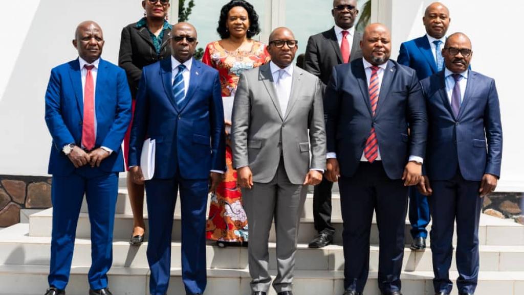 Réunion de conjoncture économique présidée par Sama Lukonde. Ph. Droits tiers