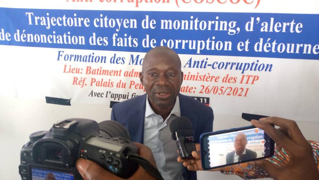 Gérard Bisambu, Sécretaire général de l'AETA. Ph. ACTUALITE.CD
