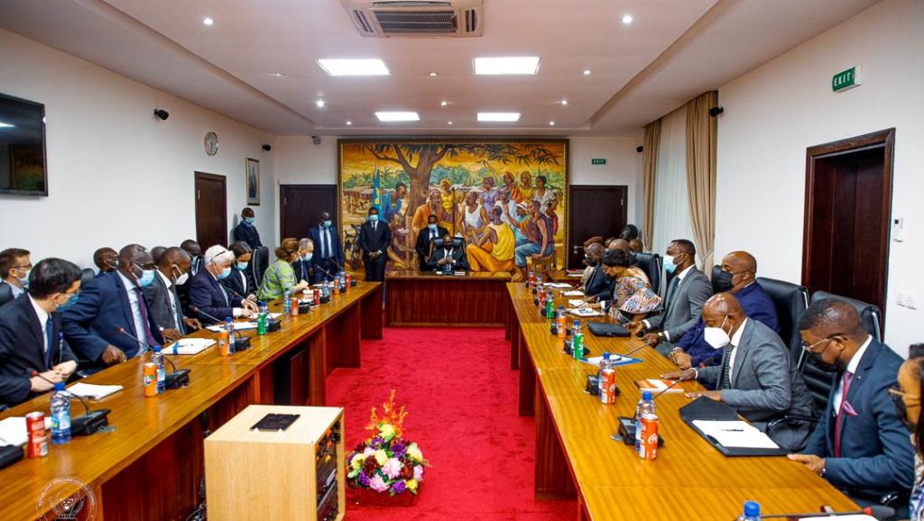 Sama Lukonde et les partenaires humanitaires