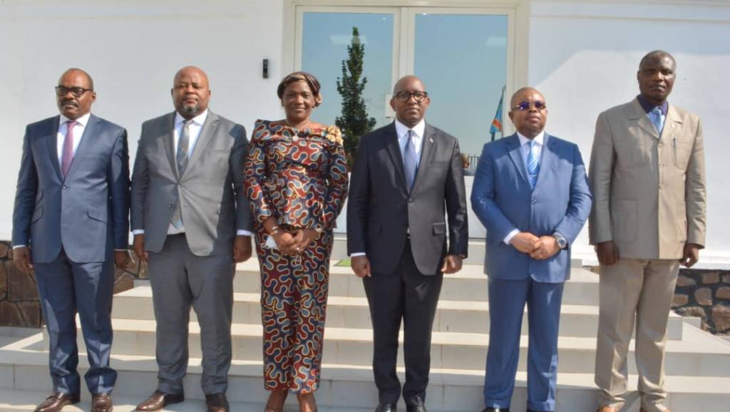 Sala Lukonde et les responsables des régies financières