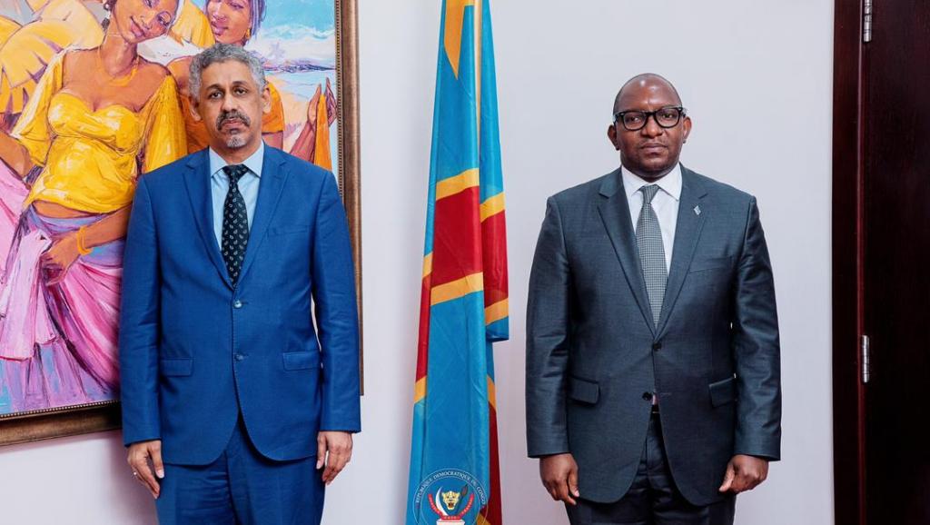 Sama Lukonde et le DG de la BADEA