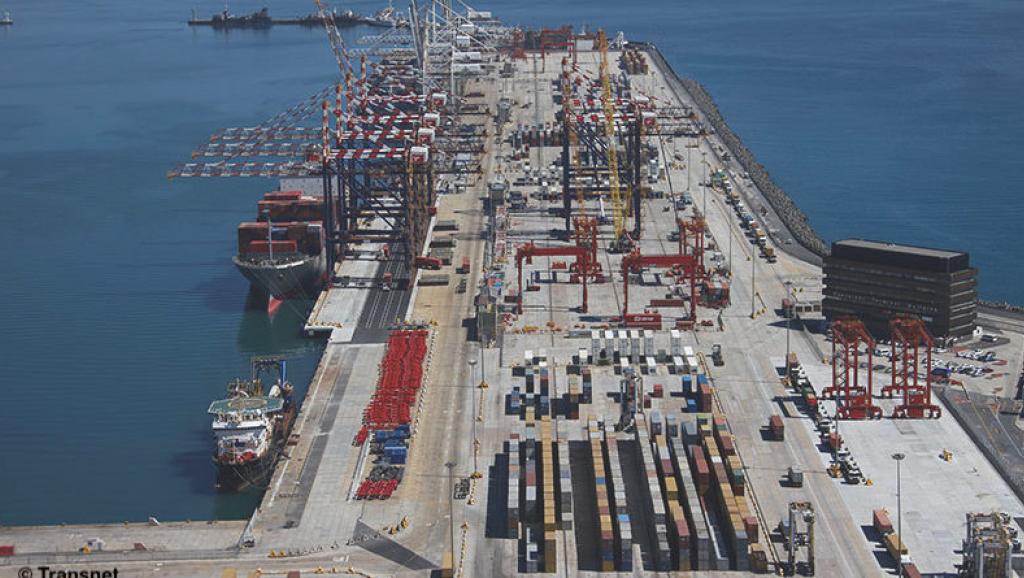 Port de Durban en Afrique du Sud
