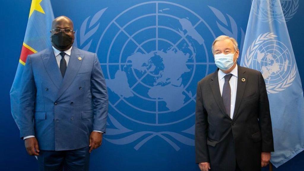 Félix Tshisekedi et Gutteres