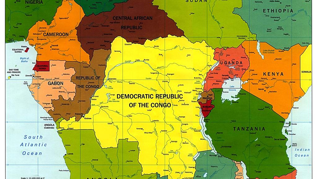 Carte de l'Afrique