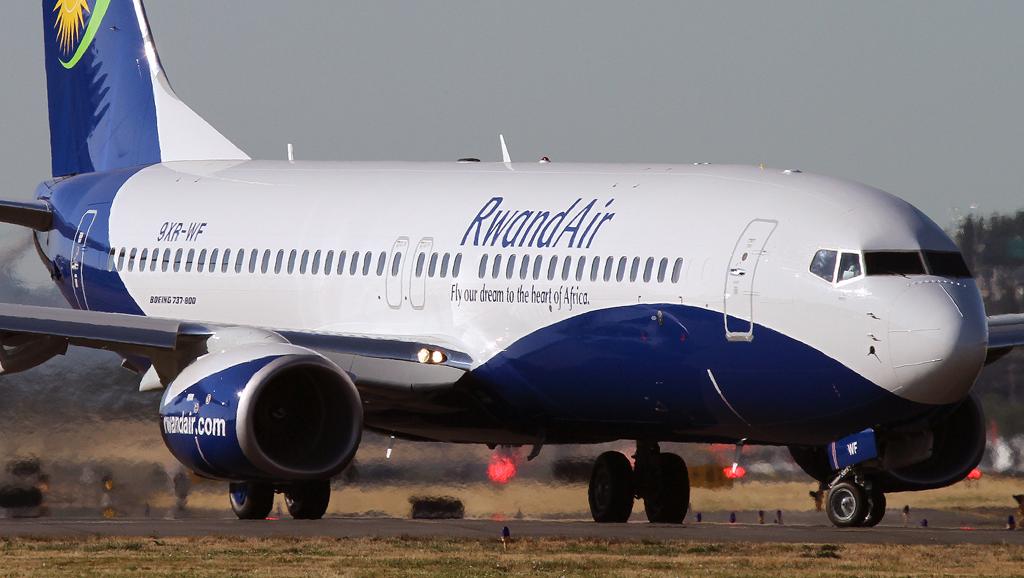 Un avion de Rwandair 