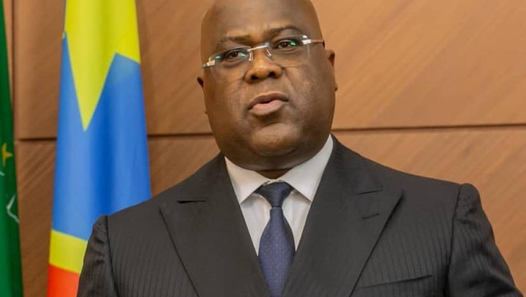 Le président de la République s'adressant à la nation