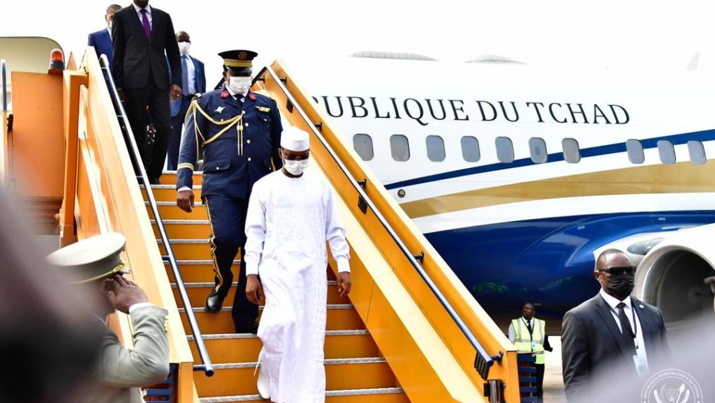 Arrivée du président Tchadien 