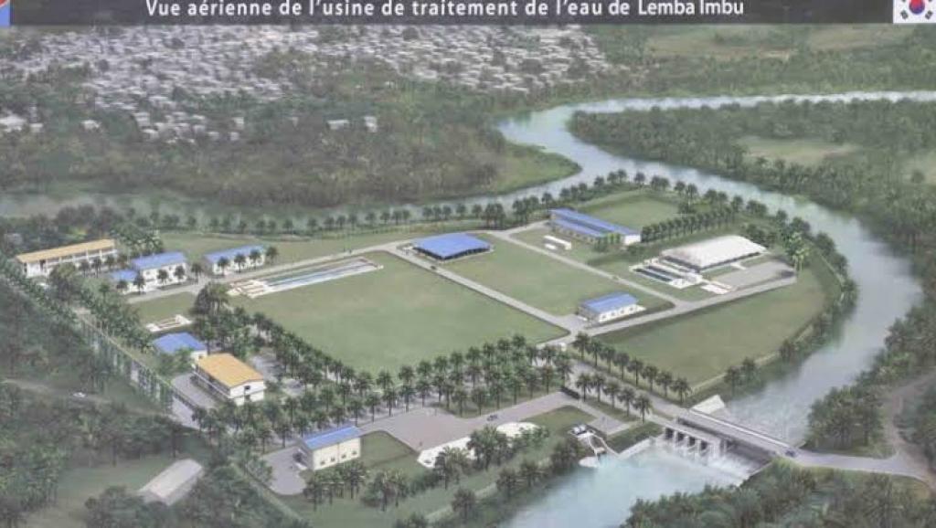 L'Usine de traitement d'eau de Lemba Imbu