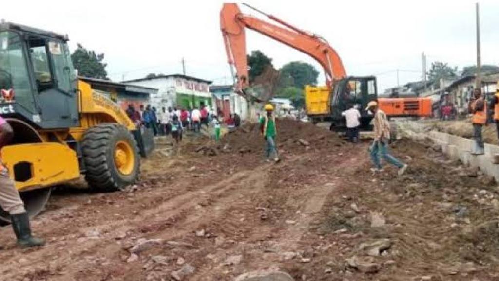 Un chantier des travaux 