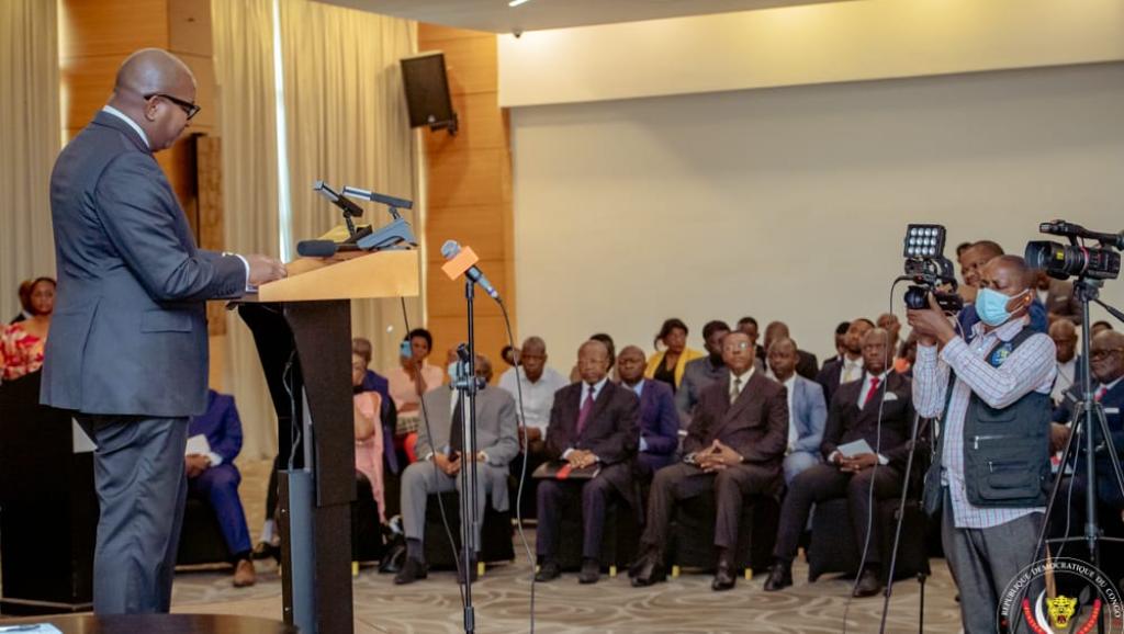 C'est le Premier Ministre Sama Lukonde qui a lancé les travaux 