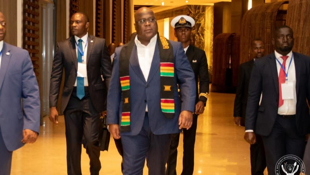 Le chef de l'État est arrivé ce jeudi  à  Accra 
