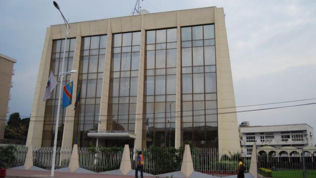 Le bâtiment du ministère des Finances à Kinshasa