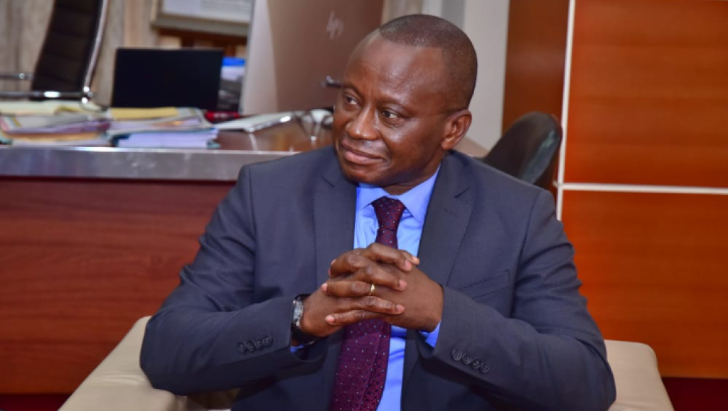 Chérubin Okende, ministre des Transports démissionnaire 