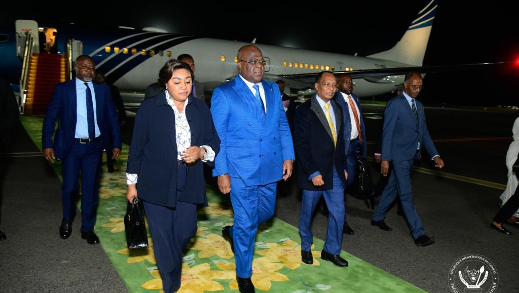 Arrivée du président de la République  à Addis-Abeba 